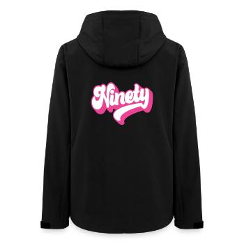 Ninety 90th Birthday Women Her 90 Years Old - Women’s Recycled Softshell Jacket by Stanley/Stella - black - Back - AI Model Female 172 light (172cm)