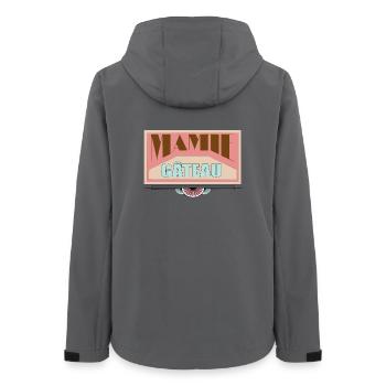 Granny Cake - Women’s Recycled Softshell Jacket by Stanley/Stella - anthracite - Back - AI Model Female 172 light (172cm)