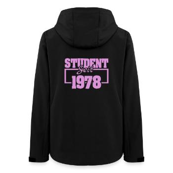 1978 1978 - Women’s Recycled Softshell Jacket by Stanley/Stella - black - Back - AI Model Female 172 light (172cm)