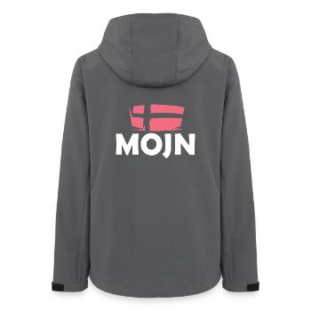 dansk Danemark Symbole Drapeau Drapeau Logo Graphique - Veste softshell femme recyclée Stanley/Stella - charbon - Dos - AI Model Female 172 light (172cm)