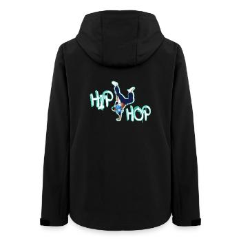 HIP HOP - Veste softshell femme recyclée Stanley/Stella - noir - Dos - AI Model Female 172 light (172cm)