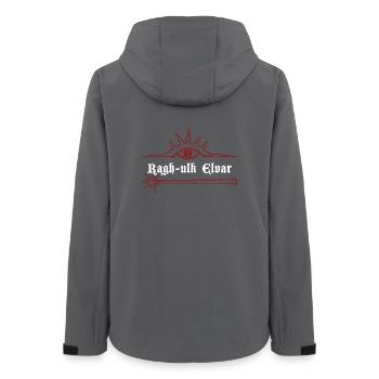 Ragh-ulk Elvar - Veste softshell femme recyclée Stanley/Stella - charbon - Dos - AI Model Female 172 light (172cm)