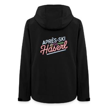 Après-ski bunny hut fun Skier ski bunny - Women’s Recycled Softshell Jacket by Stanley/Stella - black - Back - AI Model Female 172 light (172cm)