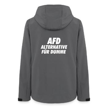 Alternative AFD pour l’ensemble de panneaux stupides - Veste softshell femme recyclée Stanley/Stella - charbon - Dos - AI Model Female 172 light (172cm)