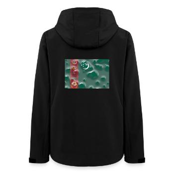 Turkménistan en tant que Turkménistan - Veste softshell femme recyclée Stanley/Stella - noir - Dos - AI Model Female 172 light (172cm)