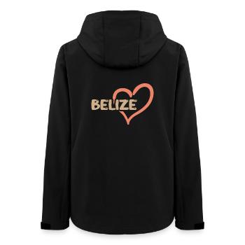 Belize as Belize - Women’s Recycled Softshell Jacket by Stanley/Stella - black - Back - AI Model Female 172 light (172cm)