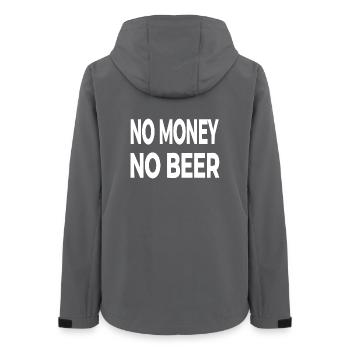 Beer - Women’s Recycled Softshell Jacket by Stanley/Stella - anthracite - Back - AI Model Female 172 light (172cm)