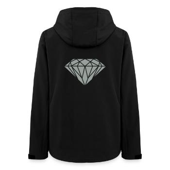 Diamant - Veste softshell femme recyclée Stanley/Stella - noir - Dos - AI Model Female 172 light (172cm)