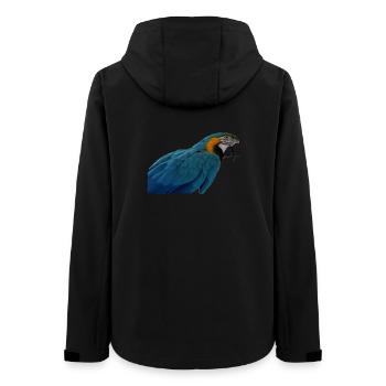 Papageien Vogel T-shirt Geschenk - Frauen Recycelte Softshelljacke von Stanley/Stella - Schwarz - Hinten - AI Model Female 172 light (172cm)