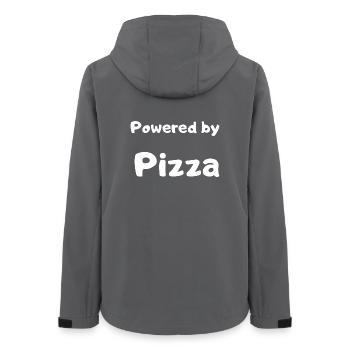 Conception de pizzas - Veste softshell femme recyclée Stanley/Stella - charbon - Dos - AI Model Female 172 light (172cm)
