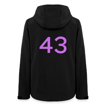 43 - Veste softshell femme recyclée Stanley/Stella - noir - Dos - AI Model Female 172 light (172cm)
