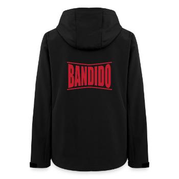 bandido t shirt design Bandit bandit bandit - Women’s Recycled Softshell Jacket by Stanley/Stella - black - Back - AI Model Female 172 light (172cm)