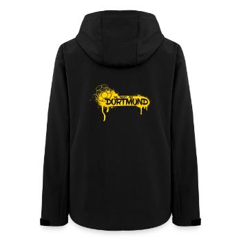 Dortmund Ruhrpott Ball - Veste softshell femme recyclée Stanley/Stella - noir - Dos - AI Model Female 172 light (172cm)