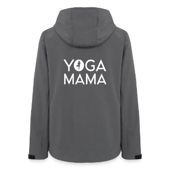 Yoga Mama - Veste softshell femme recyclée Stanley/Stella - charbon - Dos - AI Model Female 172 light (172cm)
