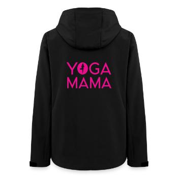 Yoga Mama - Veste softshell femme recyclée Stanley/Stella - noir - Dos - AI Model Female 172 light (172cm)