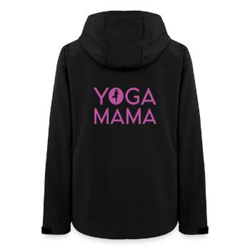 Yoga Mama - Veste softshell femme recyclée Stanley/Stella - noir - Dos - AI Model Female 172 light (172cm)