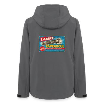 Lampe Tapeaucul – Reference 7eme compagnie - Veste softshell femme recyclée Stanley/Stella - charbon - Dos - AI Model Female 172 light (172cm)