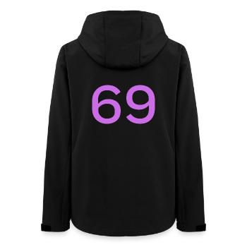 69 - Women’s Recycled Softshell Jacket by Stanley/Stella - black - Back - AI Model Female 172 light (172cm)