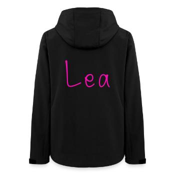 Leah - Women’s Recycled Softshell Jacket by Stanley/Stella - black - Back - AI Model Female 172 light (172cm)