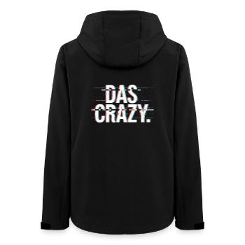 The Crazy Youth Language Insider Mème Cool Crazy - Veste softshell femme recyclée Stanley/Stella - noir - Dos - AI Model Female 172 light (172cm)
