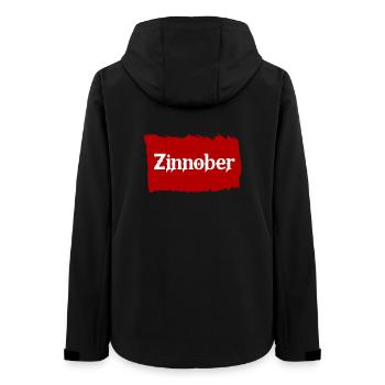 Zinnober - Frauen Recycelte Softshelljacke von Stanley/Stella - Schwarz - Hinten - AI Model Female 172 light (172cm)