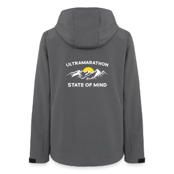 Ultramarathon - State of Mind - Women’s Recycled Softshell Jacket by Stanley/Stella - anthracite - Back - AI Model Female 172 light (172cm)