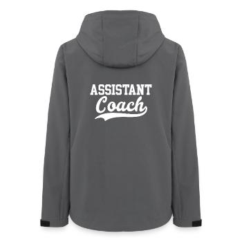 Assistant Coach Sports Team Role - Women’s Recycled Softshell Jacket by Stanley/Stella - anthracite - Back - AI Model Female 172 light (172cm)