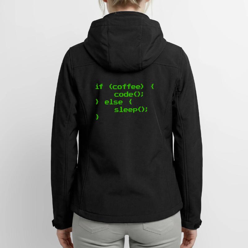 Kein Kaffee Kein Code Programmierer Informatiker Frauen Recycelte Softshelljacke von Stanley/Stella