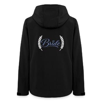 Bride - Women’s Recycled Softshell Jacket by Stanley/Stella - black - Back - AI Model Female 172 light (172cm)