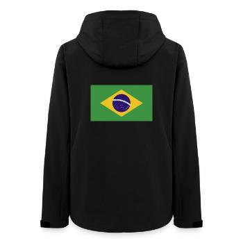 Drapeau national du Brésil - Veste softshell femme recyclée Stanley/Stella - noir - Dos - AI Model Female 172 light (172cm)