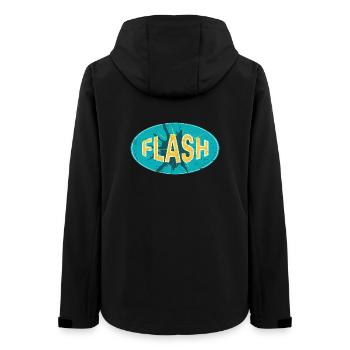 FLASH EMBLEM - Veste softshell femme recyclée Stanley/Stella - noir - Dos - AI Model Female 172 light (172cm)