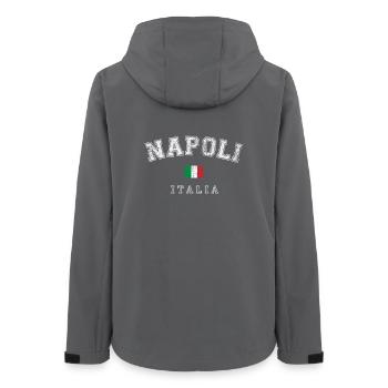 Napoli Italy - Frauen Recycelte Softshelljacke von Stanley/Stella - Anthrazit - Hinten - AI Model Female 172 light (172cm)