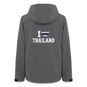Thaïlande - Veste softshell femme recyclée Stanley/Stella - charbon - Dos - AI Model Female 172 light (172cm)