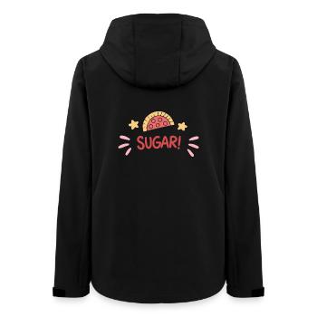 Sugar Burst Soft Trend - Frauen Recycelte Softshelljacke von Stanley/Stella - Schwarz - Hinten - AI Model Female 172 light (172cm)