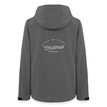 Super originelles Weihnachtsgeschenk | Minimalistischer Text - Frauen Recycelte Softshelljacke von Stanley/Stella - Anthrazit - Hinten - AI Model Female 172 light (172cm)