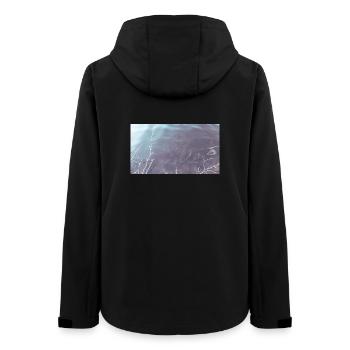 Bicycle water - Women’s Recycled Softshell Jacket by Stanley/Stella - black - Back - AI Model Female 172 light (172cm)
