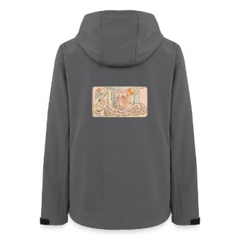 Danse comme si personne ne regardait - Veste softshell femme recyclée Stanley/Stella - charbon - Dos - AI Model Female 172 light (172cm)