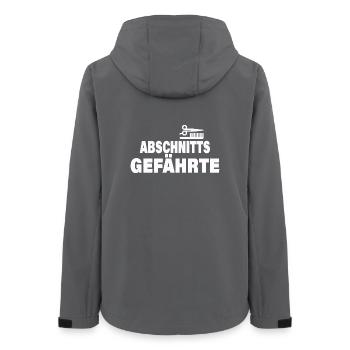SECTION COMPAGNON - Veste softshell femme recyclée Stanley/Stella - charbon - Dos - AI Model Female 172 light (172cm)
