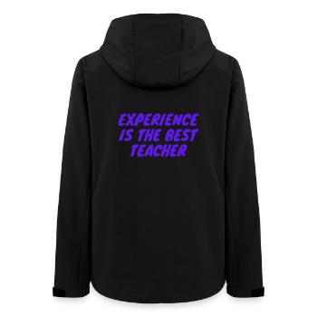 experience_is_the_best_teacher_20260604_181624_ - Women’s Recycled Softshell Jacket by Stanley/Stella - black - Back - AI Model Female 172 light (172cm)