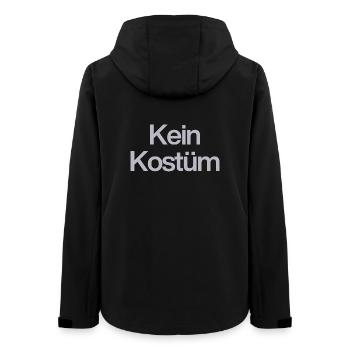 KEIN KOSTÜM FÜR ALLE KARNEVALSMUFFEEL UND HASSER - Frauen Recycelte Softshelljacke von Stanley/Stella - Schwarz - Hinten - AI Model Female 172 light (172cm)