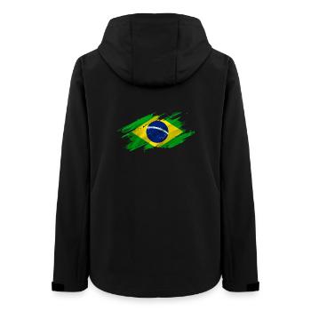 Brazil - Women’s Recycled Softshell Jacket by Stanley/Stella - black - Back - AI Model Female 172 light (172cm)