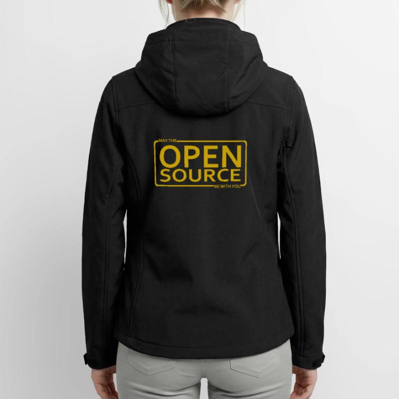 Que l’Open Source soit avec vous Veste softshell femme recyclée Stanley/Stella