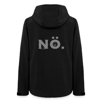 Nö - Frauen Recycelte Softshelljacke von Stanley/Stella - Schwarz - Hinten - AI Model Female 172 light (172cm)