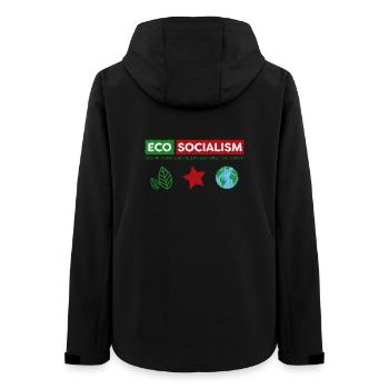 Eco Socialismo - Veste softshell femme recyclée Stanley/Stella - noir - Dos - AI Model Female 172 light (172cm)