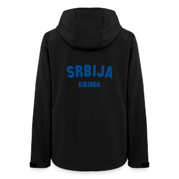 KIKINDA Serbie Serbien - Veste softshell femme recyclée Stanley/Stella - noir - Dos - AI Model Female 172 light (172cm)