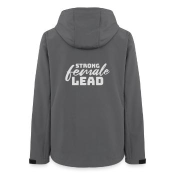 Strong Female Lead Feminismus Empowerment Frauen - Frauen Recycelte Softshelljacke von Stanley/Stella - Anthrazit - Hinten - AI Model Female 172 light (172cm)