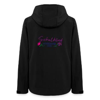 SchulKind Erstklassig 2026 - Frauen Recycelte Softshelljacke von Stanley/Stella - Schwarz - Hinten - AI Model Female 172 light (172cm)