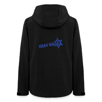 Krav Maga Davidstern - Frauen Recycelte Softshelljacke von Stanley/Stella - Schwarz - Hinten - AI Model Female 172 light (172cm)