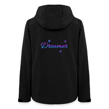 Dreamer - Women’s Recycled Softshell Jacket by Stanley/Stella - black - Back - AI Model Female 172 light (172cm)