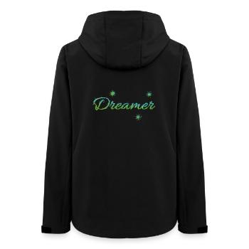 Dreamer - Women’s Recycled Softshell Jacket by Stanley/Stella - black - Back - AI Model Female 172 light (172cm)